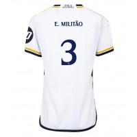 Dámy Fotbalový dres Real Madrid Eder Militao #3 2023-24 Domácí Krátký Rukáv